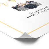 Wispy Boho Floral Poppies Oh Poster (Hoek)