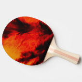 Wispy Clouds Oranje Tafeltennisbatje (Zijkant)