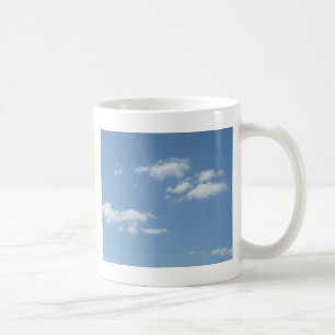 Wispy Clouds Powder Blue Sky Koffiemok