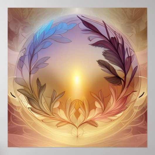 Wispy Fairy Rings II Poster (Voorkant)