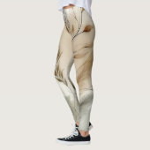 Wispy groen moderne botanische boho bruiloft leggings (Links)