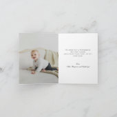 Wispy Holly Green en Rode Waterverf Kerst Feestdagen Kaart (Binnen)