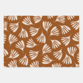 Wispy Leaves Hedendaagse Abstracte Patroon Herfst Inpakpapier Vel (Voorkant 2)