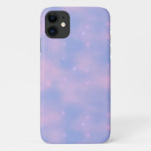 Wispy Pink Clouds and Stars Mobiele Telefoon Case (Achterkant)