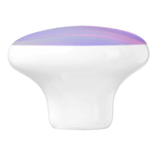 Wispy Rainbow Knob Keramische Knop (Zijkant)