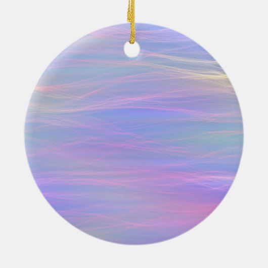 Wispy Rainbow-Ornament Keramisch Ornament (Achterkant)