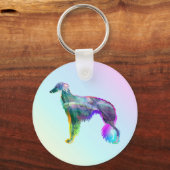 Wispy Silken Windhound Sleutelhanger (Achterkant)