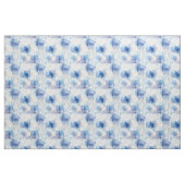 Wispy Translucent Blue Flowers Stof (Fat Quarter)