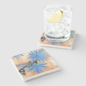 "Wispy Wasp" Stenen Onderzetter (Zijkant)