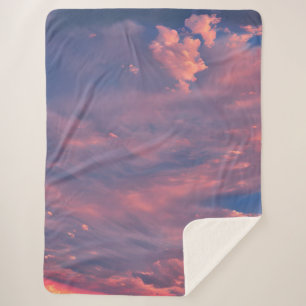 Wispy wolken sherpa deken