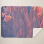 Wispy wolken sherpa deken (Voorkant (horizontaal))