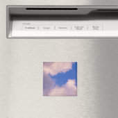 Wispy wolken tegen blauwe hemel magneet (Insitu (Vaatwasser))