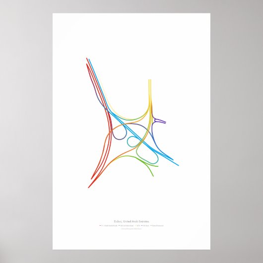Wissel Choreografie: Dubai, VAE 1 Poster (Voorkant)