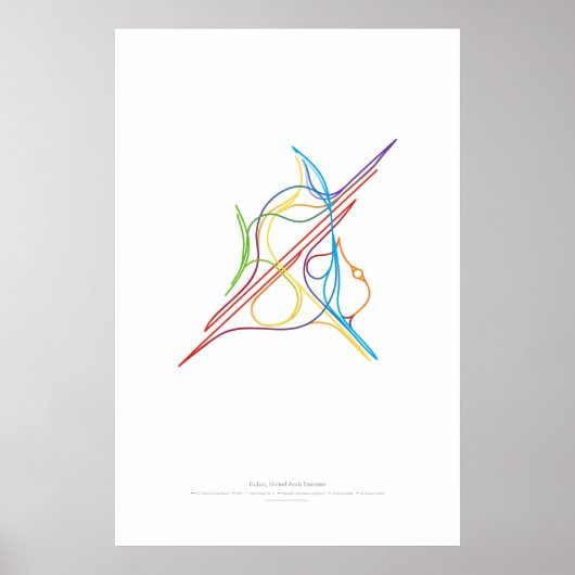 Wissel Choreografie: Dubai, VAE 2 Poster (Voorkant)