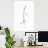 Wissel Choreografie: Grapevine, TX, VS Poster (Thuiskantoor)