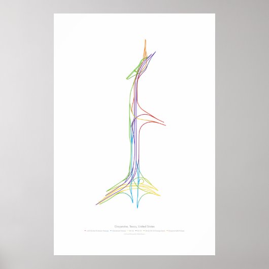 Wissel Choreografie: Grapevine, TX, VS Poster (Voorkant)