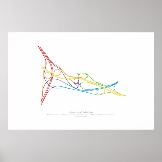 Wissel Choreografie: Halawa, HI, VS Poster (Voorkant)