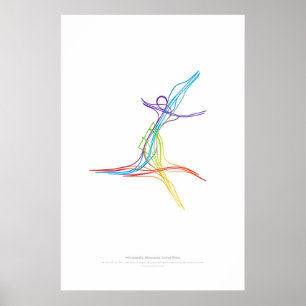 Wissel Choreografie: Minneapolis, MN, VS Poster