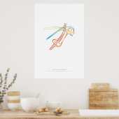 Wissel Choreografie: Newark, NJ US 1 Poster (Keuken)