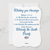 Wissel uit afbeelding Leuke kraam paard vakantie k Feestdagenkaart (Achterkant)