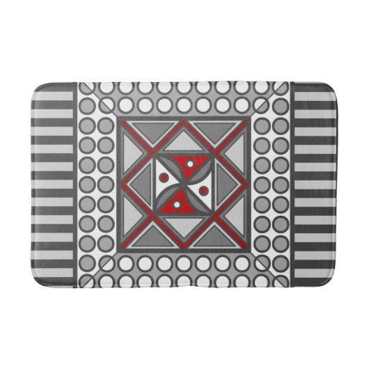 Wisselende geometrische badmat (Voorkant)