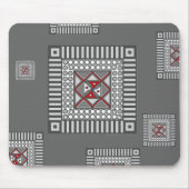 Wisselende geometrische muis muismat (Voorkant)