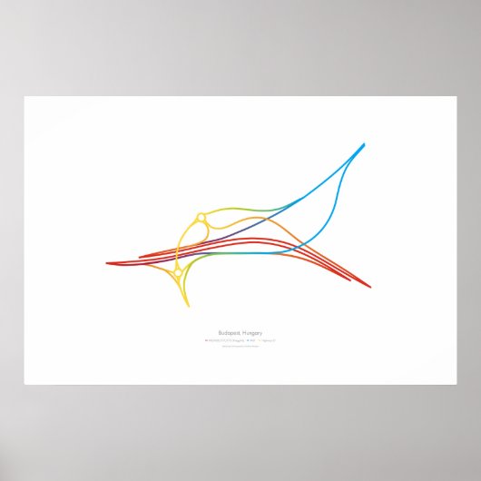 Wisselkoor: Boedapest, Hongarije Poster (Voorkant)