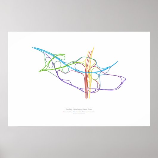 Wisselkoor: Keasbey, NJ, VS Poster (Voorkant)