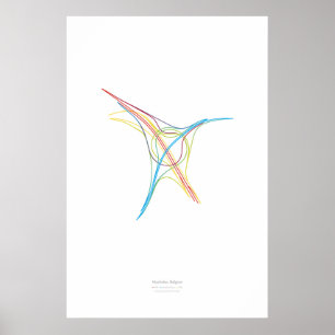 Wisselkoor: Machelen, België Poster