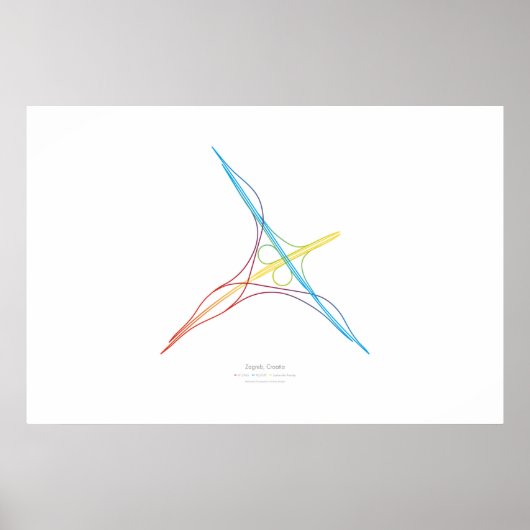 Wisselkoor: Zagreb, Kroatië Poster (Voorkant)