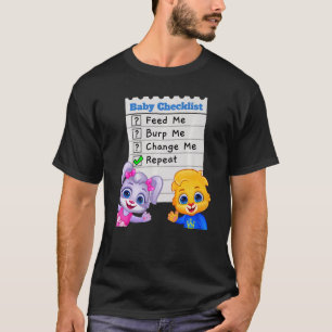 Wisselluier Feed Checklist Nieuwe Mam Papa & Verwa T-shirt