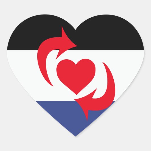 WISSELPRIJS HART STICKER (Voorkant)