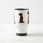 Wisselstroom-Chocolade Lab Travel Mug Reisbeker (Center)