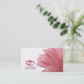 WisselstroomVisitekaartje hartverbinding Visitekaartje (Staand voorkant)