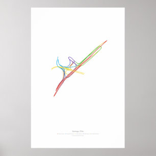 Wisselweg Choreografie: Santiago, Chili Poster