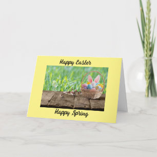 WISSEN VOOR EEN EENVOUDIGE/HAPPY-SPRING FEESTDAGEN KAART