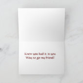 *WIST DAT JE HET IN JE HAD* GEFELICITEERD!!!! KAART (Binnen)