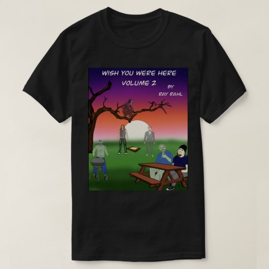Wist dat je hier was 2 Donker T-shirt (Design voorkant)