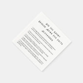 Wist je dat? Dragon Mama leuke feiten Servet (Hoek)