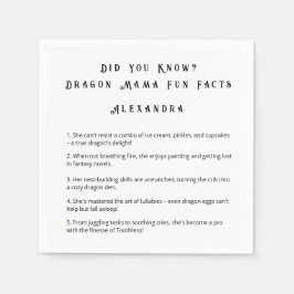 Wist je dat? Dragon Mama leuke feiten Servet