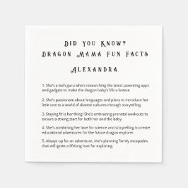 Wist je dat? Dragon Mama leuke feiten Servet