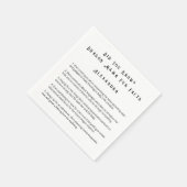 Wist je dat? Dragon Mama leuke feiten Servet (Hoek)