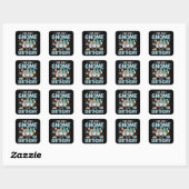 Wist je dat het mijn verjaardag is Kabouter Feest  Vierkante Sticker (Vel)