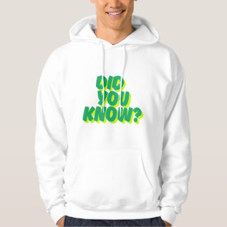 Wist je dat? Inspirerende Quote Hoodie