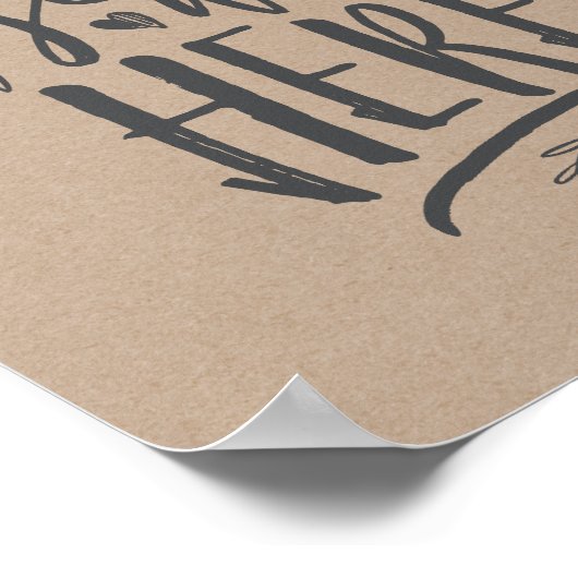 Wist je dat je hier was Trouw Herdenking Tafelbord Poster (Hoek)