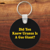 Wist je dat Uranus een gasgigant is? - Fart Humor Sleutelhanger (Voorkant)