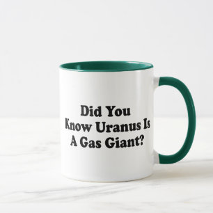 Wist je dat Uranus een gasreus is? - Scheet Humor Mok
