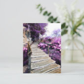 wistaartrappen briefkaart (Staand voorkant)