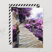 wistaartrappen briefkaart (Voorkant / Achterkant)