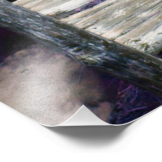 wistaartrappen foto afdruk (Hoek)